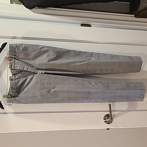 Uniqlo Men's Pants Slacks Chinos Grey Black Checkered Plaid